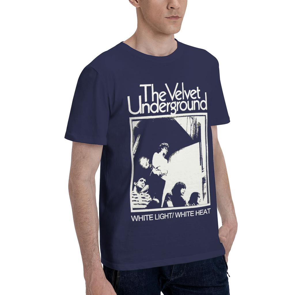 Graphic Printing The Velvet Underground Band T Shirt For Unisex Music Cool Anime Pure Cotton T-shirts Short Sleeve Clothes