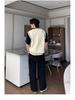 Men's Casual College Style V-Neck Knitted Sweater Vest - Autumn/Winter Korean Loose Fit
