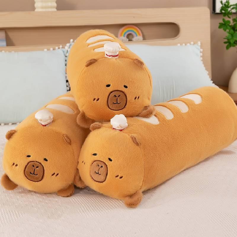 Croissant Baked Capibala Cute Plush Toys Animal Doll Legs Long Action Figure