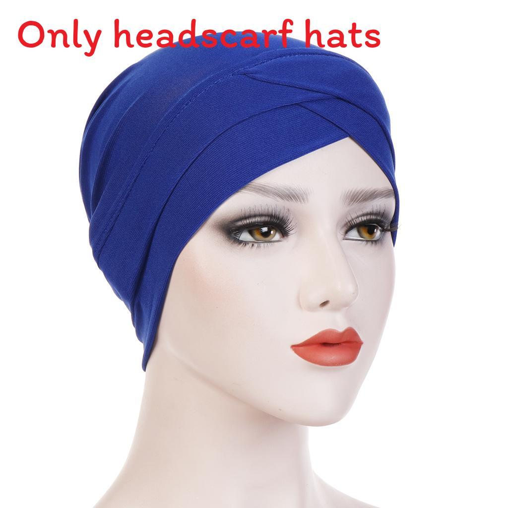 Knitted Turban Cap With Cross Front Style For Women Summer Winter Fashion