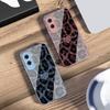 Leopard Spotted Love Green For Honor 200 90 8X 9X Pro Lite P50 P40 Nova 10 11i P60 Magic4 6 Mate 20 50 Tempered Glass Phone Case