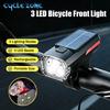 Bike LED Front Light 3 Lighting Modes Rechargeable Mountain Road Bicycle Headlight Lightweight Cycling Safety Lamp Accessories 7