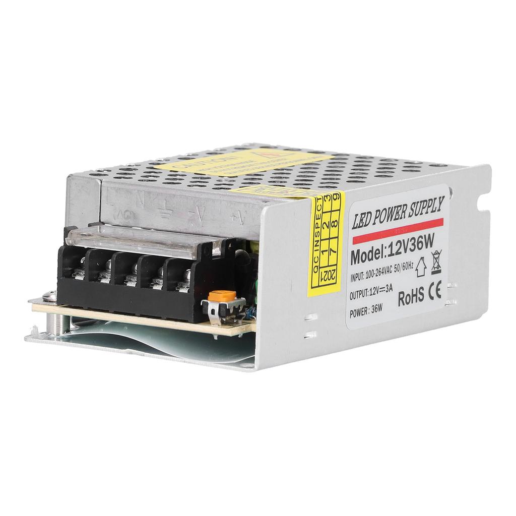 DC12V 36W 3A Switching Power Supply Converter Driver for LED Light Strip Security Camera System