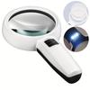 1pc 30X 45X 3 LED Light Magnifying Glass Lens Mini Pocket Handheld Microscope Jewelry Loupe Magnifiers Reading Glass Repair Tool