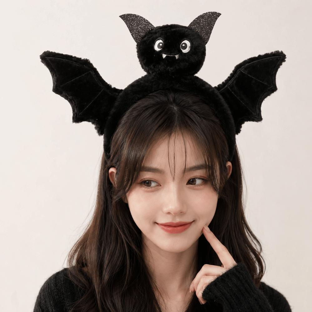 Plush 3D Spider Headband Cute Flexible Spider Headband Fashion Halloween Hair Hoop Hair Decoration