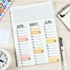 2026 Wall Calendar Single Schedule Sheet Annual Wall Hanging Calendar Blank Gird Memo Daily Planner Simple Room Decoration