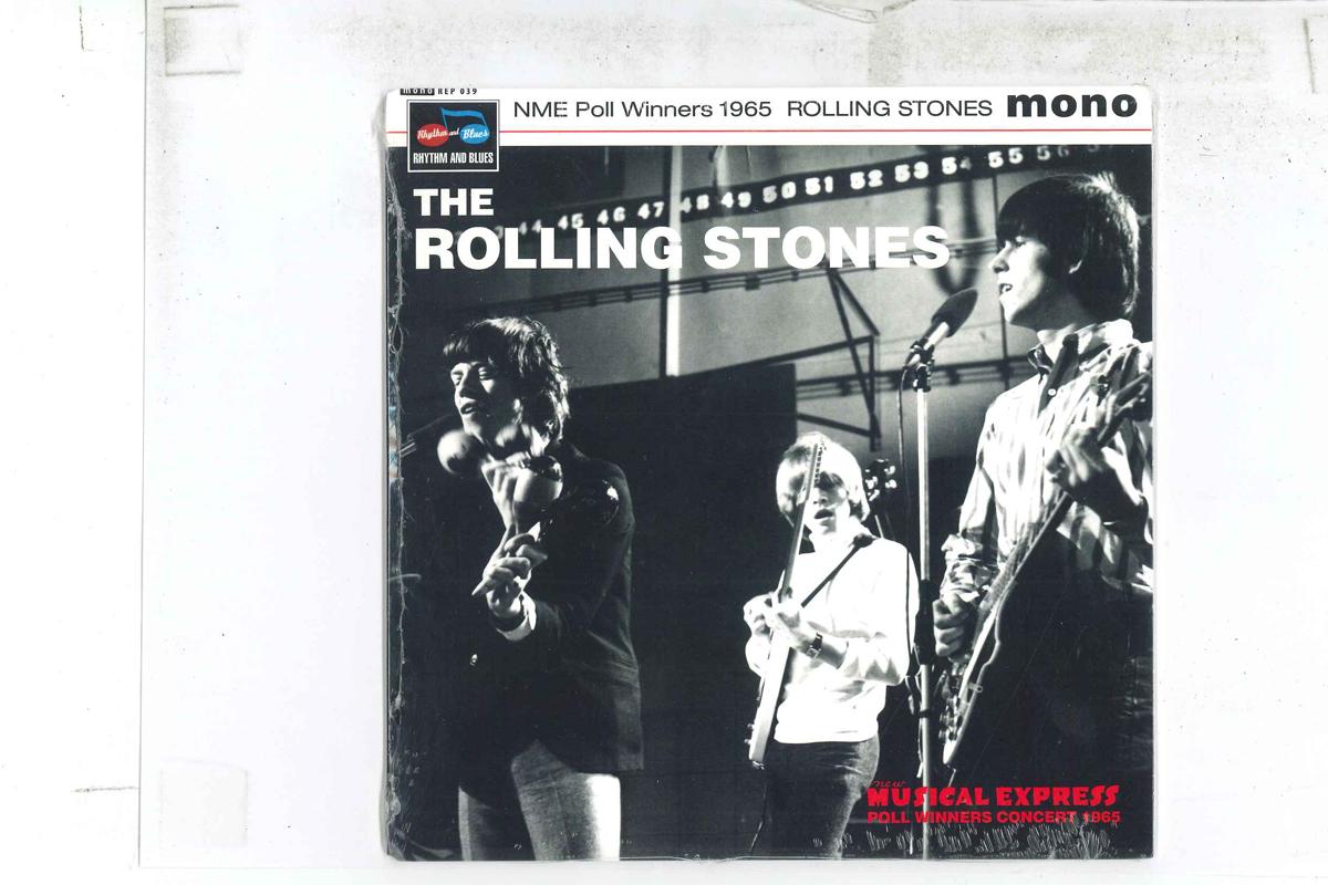 

7inch Record ROLLING STONES Nme Poll Winners 1965 REP039 1960S 2020 UK Rock Used