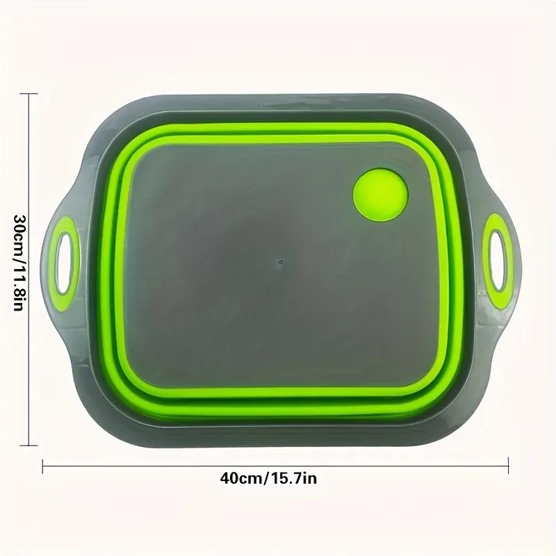 1pc Portable Space Saving Basin with Built-in Sink and Storage Function - Perfect for Outdoor Camping, Travel, and Home Use NEW