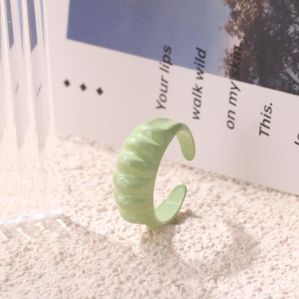 Otevírací prsten Dámské šperky Jednoduchý Elegantní Módní Otevírací Nastavitelný Prsten Dárek