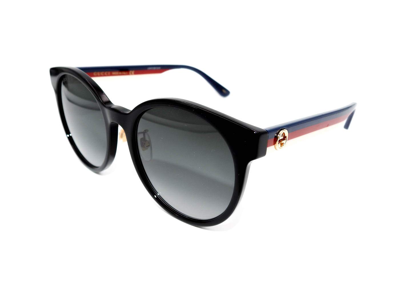 

Sunglasses Unisex GG0416SK 001 Black Multi Gray Gradient [Gucci]