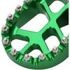 Dirt Bike Fußrasten mit Federn, CNC T6 Aluminium Dirtbike Fußrasten Pedalrasten für KLX300R 97-07 20-24/KLX300 20-23/KLX250 06-20/KLR650 87-07/KLX250S