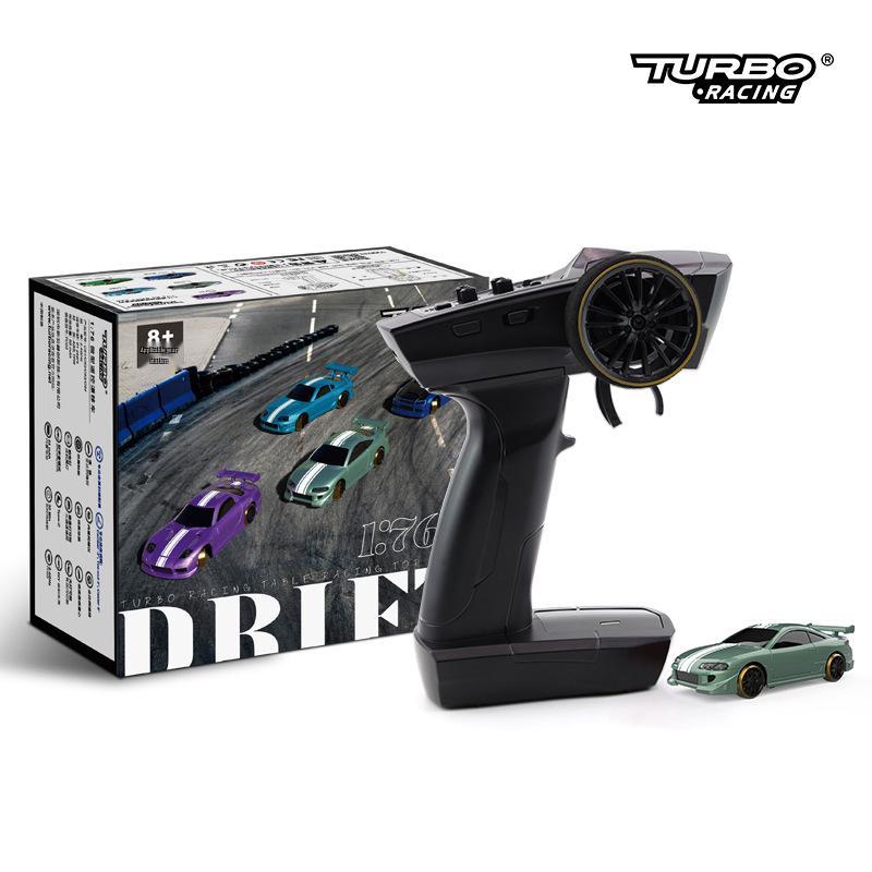 1:76 Scale Turbo Racing RC Drift Car Model - C61 C62 C63 C64 Simulation