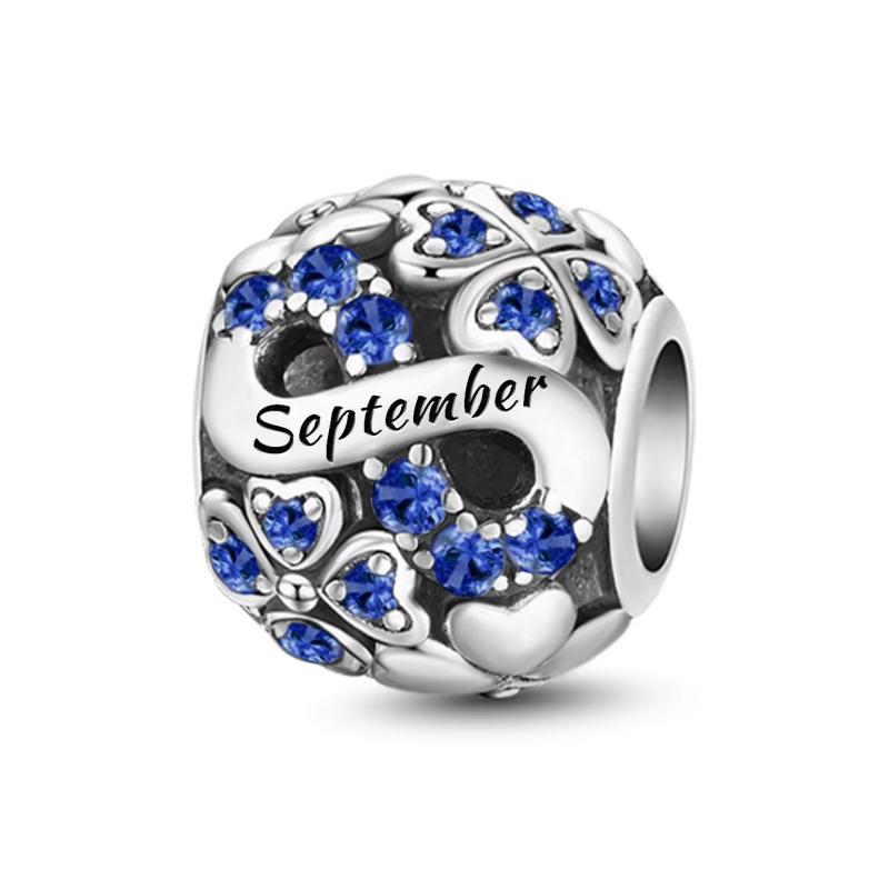 

925 Silver December Birthday Zircon Pendant Charm Ball Suitable For Bracelets Diy For Women S High Quality Jewelry