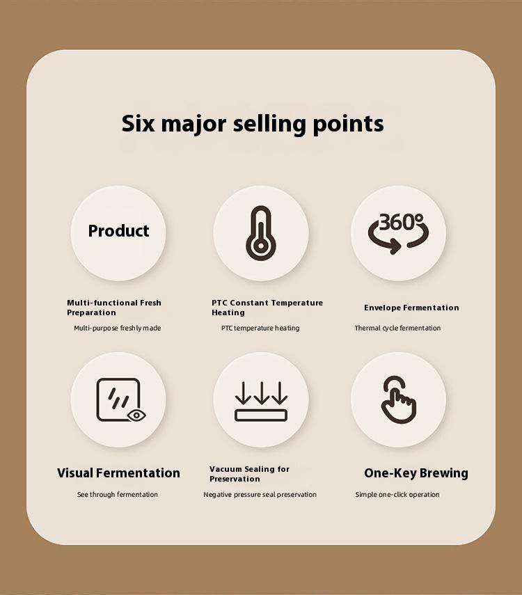 Yogurt machine household automatic multi-functional stainless steel rice wine natto intelligent constant temperature fermentation machine yogurt