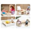 Dollhouses Decoration Living Room Bedroom Scene Miniature Furniture Model Set for Kids Pretend Play Interaction Toy