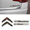AJFJ2 For Citroën C4 C-QUATRE Sport ABS Chrome Emblem Badge OEM Style Front Rear Logo Replacement Accessories for 2008-2017 Models
