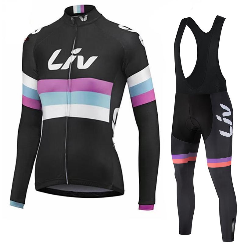 Bicycle Jersey Women's Bicycle Bib  Road Bike Cycling Suit Set Bicycle Shirt Shoulder Pants Autumn Long Sleeved Breathable Cycling Suit Set 2026