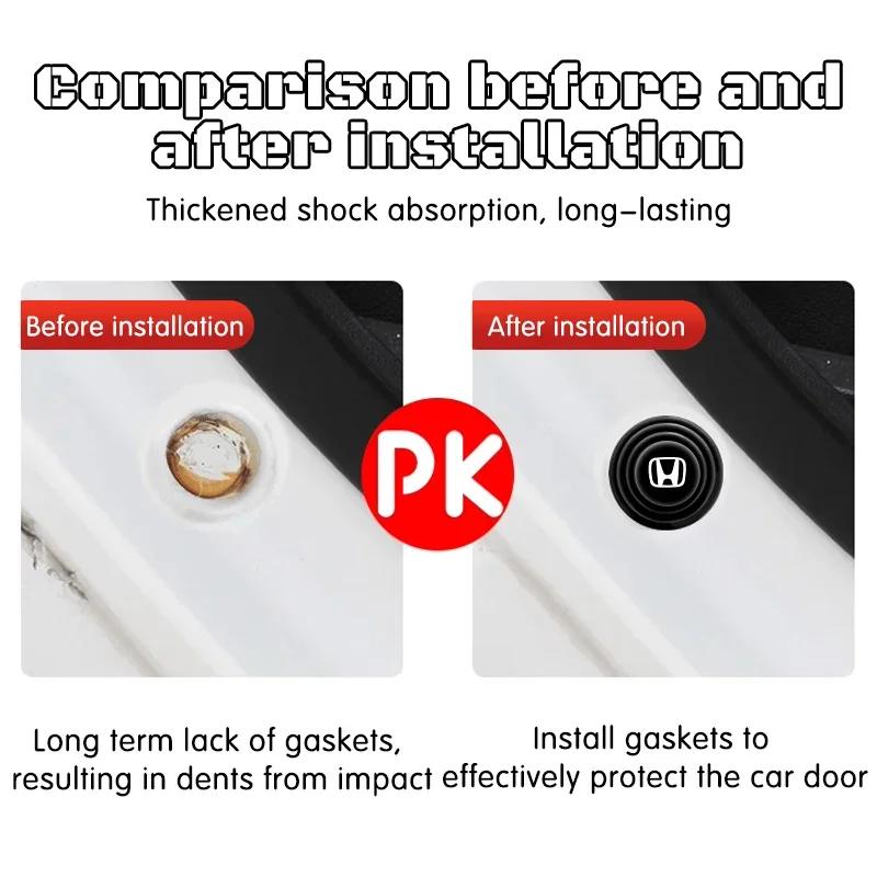 10pcs Car Door Anti-shock Silicone Pad Universal For Honda RFYHS456 Fit Jazz GK5 Civic Type-R CRV Pilot Accord Insight Spirior City HRV
