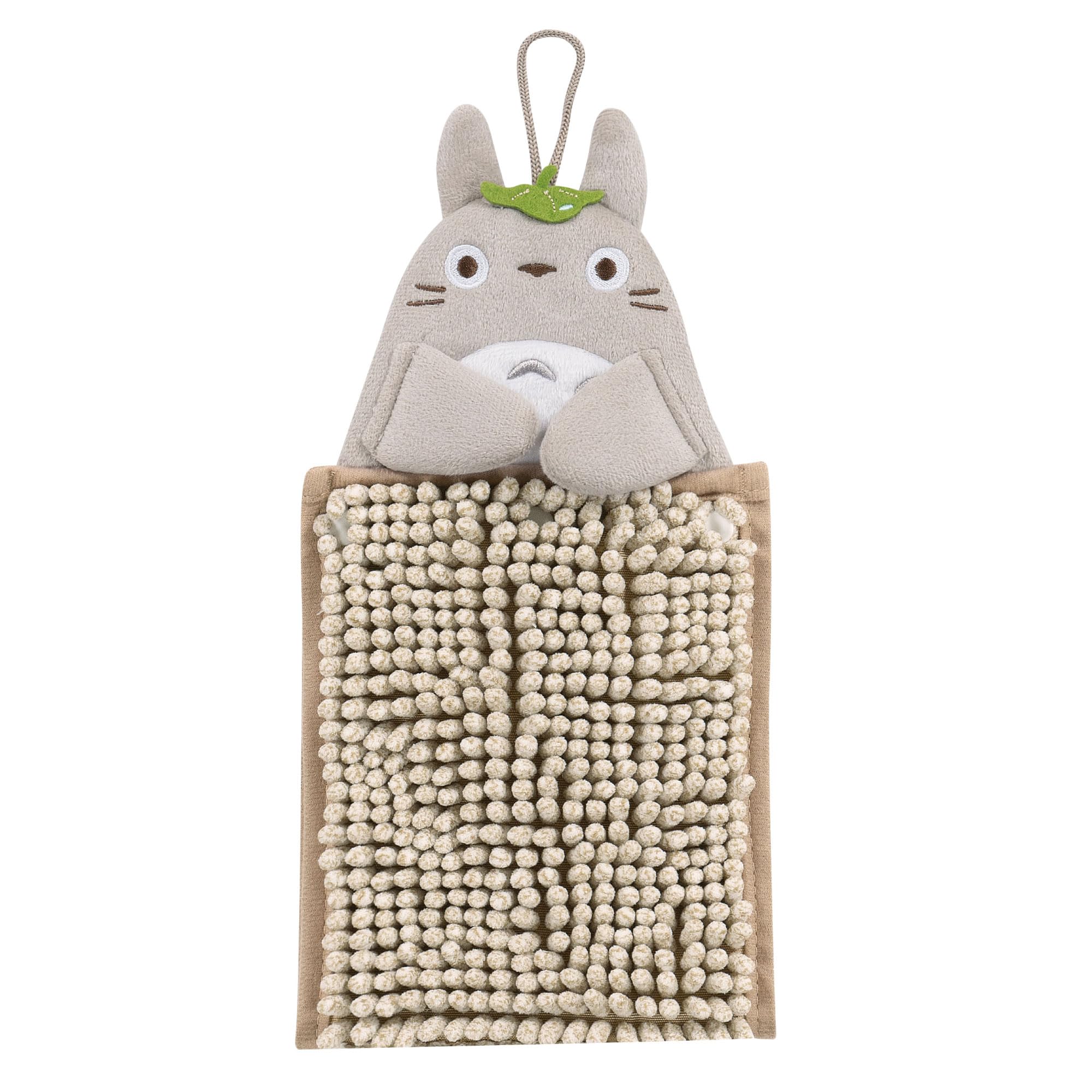 

Senko My Neighbor Totoro Fluffy Hand Towel, Approx. 15 x 20 cm (when using the loop), Beige, Absorbent, Quick-Drying Microfiber, 65608