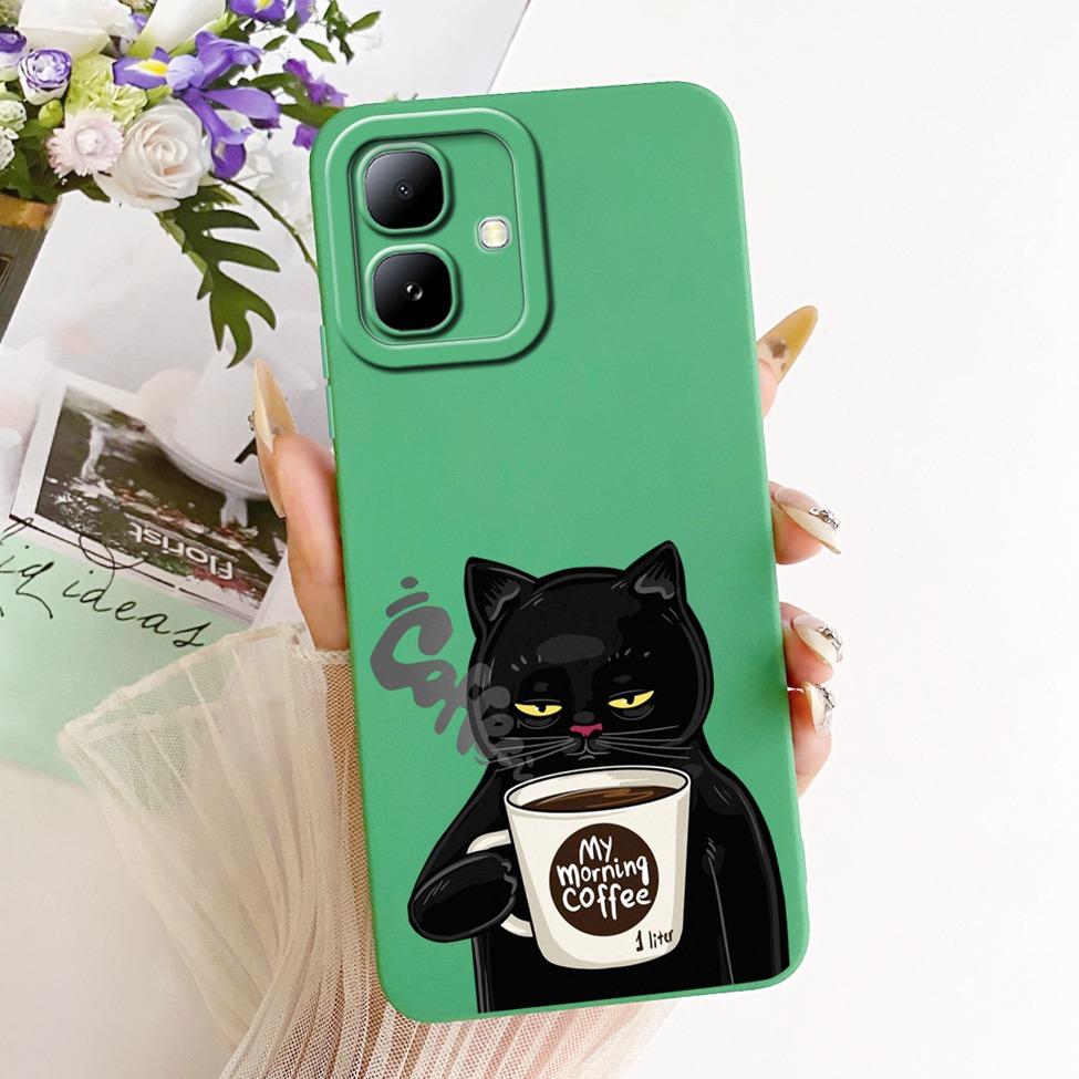 For Infinix Smart20 X6840 X6840B Phone Case For Infinix Smart 20 Cover Luxury Fashion Cute Cartoon Funny Painted Silicone Casing