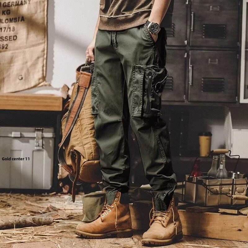 2023 Men's Korean-Style Trendy Autumn Harem Pants with Loose Cuffs