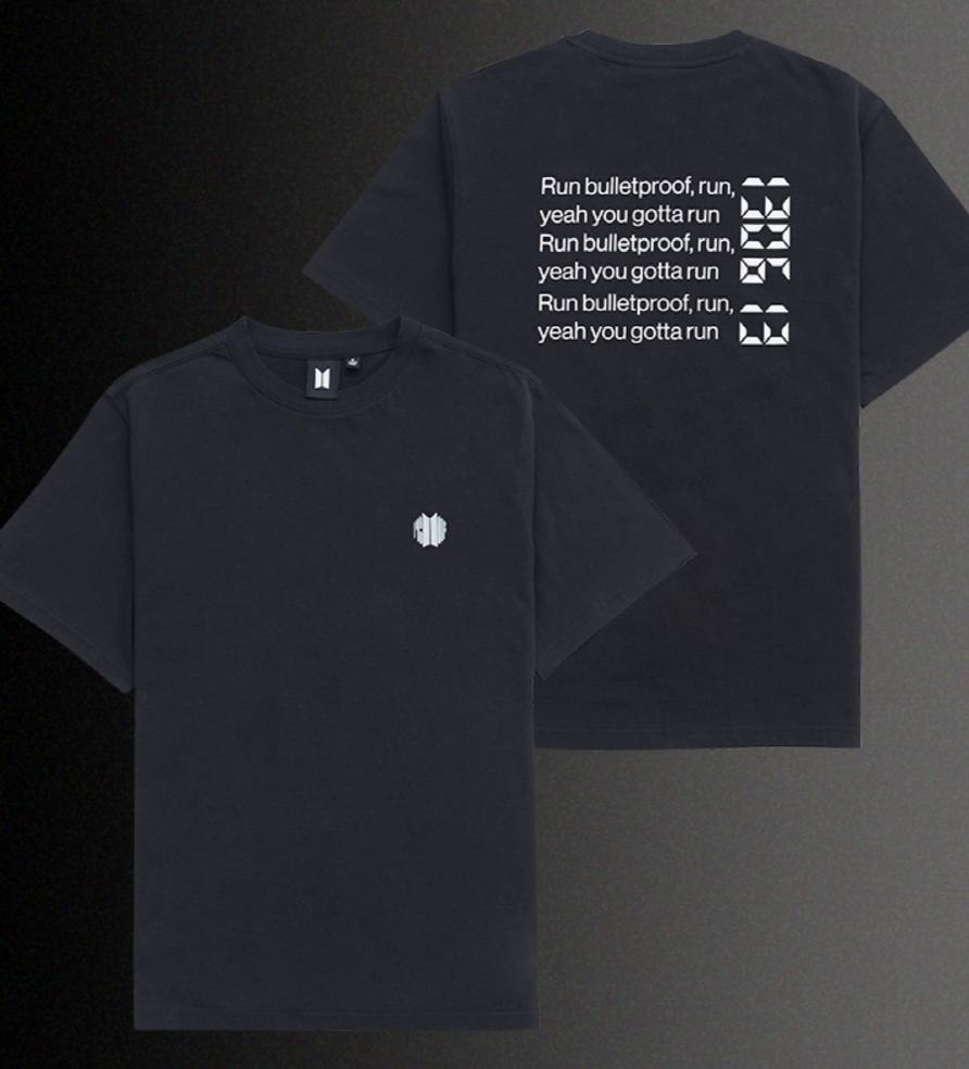防弾少年団(BTS) - BTS PROOF RUN S/S Tシャツブラック BTS | [Proof] RUN BTS. S/S T-shirt (black)