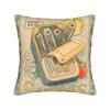 Cuadros Decorations Sardines Nordic Pillow Case  Soft Pillow Cover For Living Room Sofa Kawaii Pillowcases