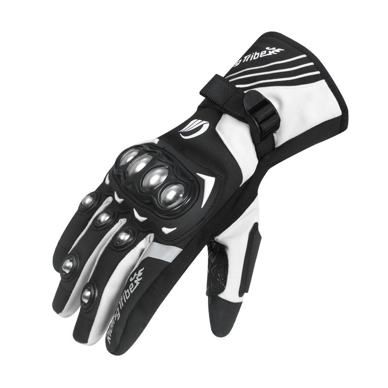Waterproof Warm Winter Motorcycle Riding Gloves for Men And Women Touchscreen Compatible All-Season Padded Bicycle Cycling Gloves