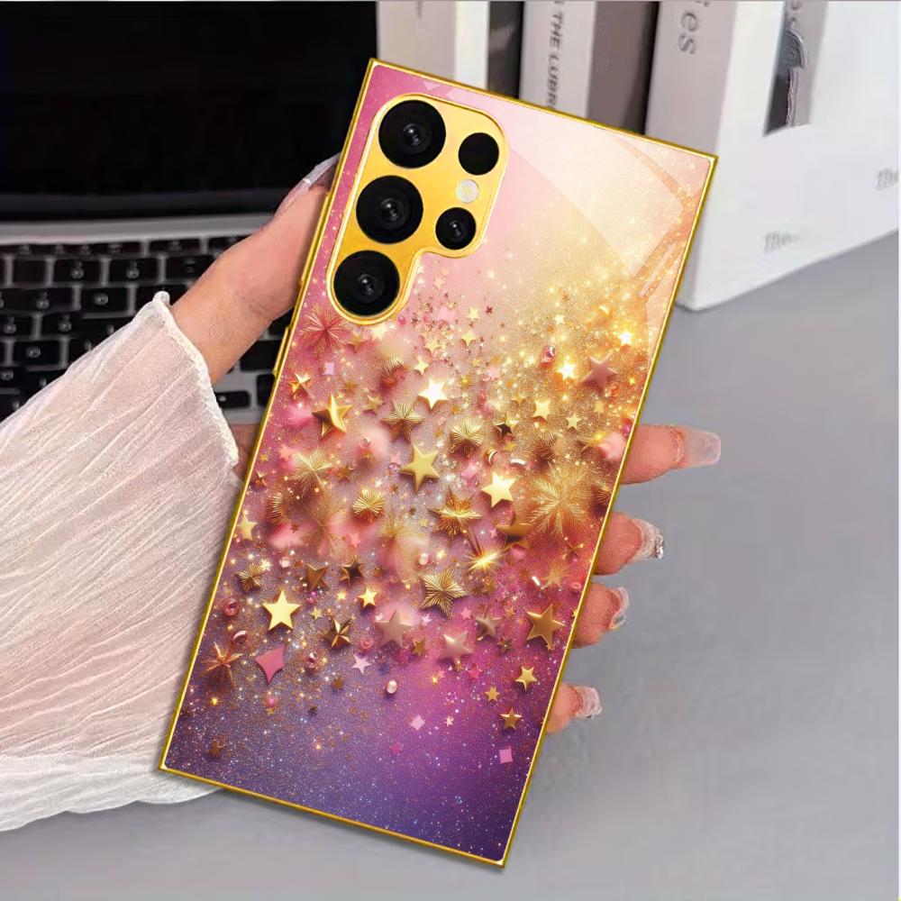 Farbverlauf Neues Bestseller-Modell Handyhülle Galvanisierte Glas-Handyhülle für Samsung Galaxy S26 S25 S24 S23 S22 FE, Ultra, Plus
