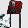Case For Apple Iphone 11 13 12 Mini 14 Pro Max Xr 7 8 +Se 2020 Xs 6 6s Plus 5 5s Black Silicone Phone Cover Samurai Oni Mas