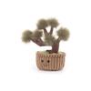 Apricot Lamb Potted Pine Tree Plush Toy, Soft and Cute, Fluffy Potted Pine Tree for Boys and Girls 22cm