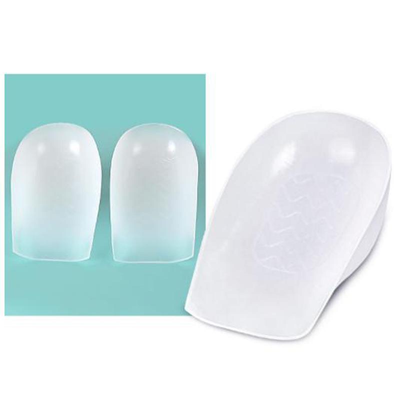 Invisible Height Increase 2-3Cm Silicone Socks Gel Heel Pads Orthopedic Arch Support Heel Cushion Insoles Foot Massage Pad