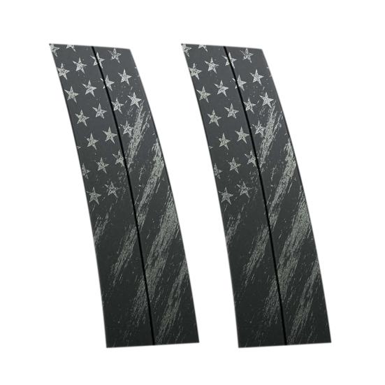 2Pcs Car Stickers Set for B-Pillar 12"x21.5" Gloss Vinyl Decals Self-Adhesive Dog Stickers Decorative Car Vinyls for Cars Laptops Walls