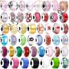 New Fine Murano Glass Series Charm Pink Red Black Green White Blue Bead Fit Original Bracelet Accessories Diy Women Jewelry Gift