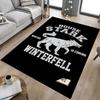 1pc House Stark Winter is Coming Winterfell Carpet, Office Rug Outdoor Mat Home Decor Area Carpet Festival