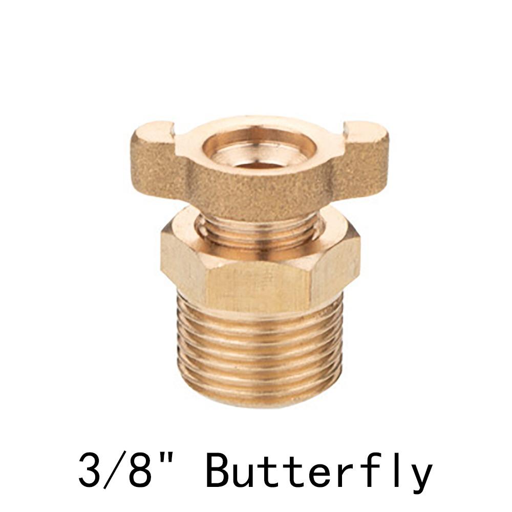 Male Thread Air Compressor Drain Valve Hand-Turn Brass Drain Cock New Air Compressor Drain