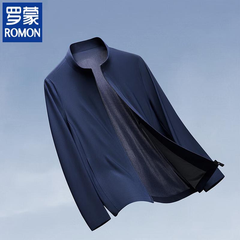 

ROMON Men s Breathable Anti-Wrinkle Lapel Jacket 5XL/200