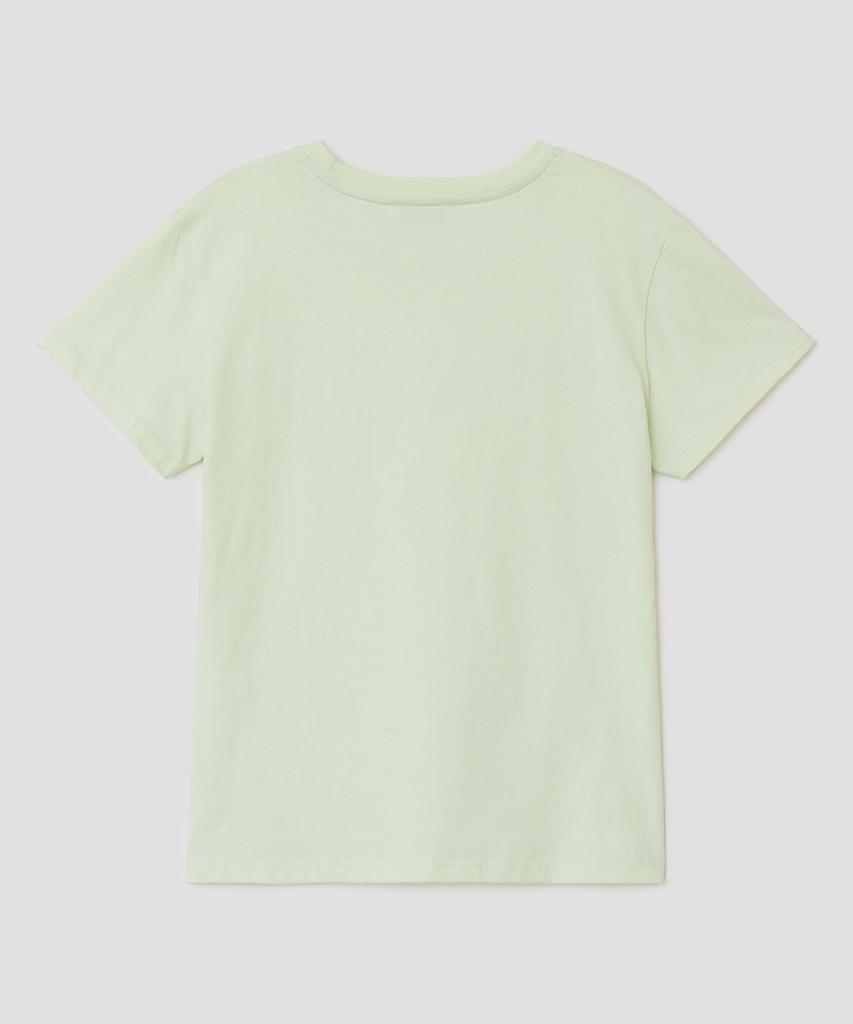 Taibseobiseu Vivid Twirl Glitter Top [Lime]