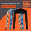 Summer Cycling Sun Protection Shawl with Sleeves - Multi-Purpose Ice Silk Sunshade