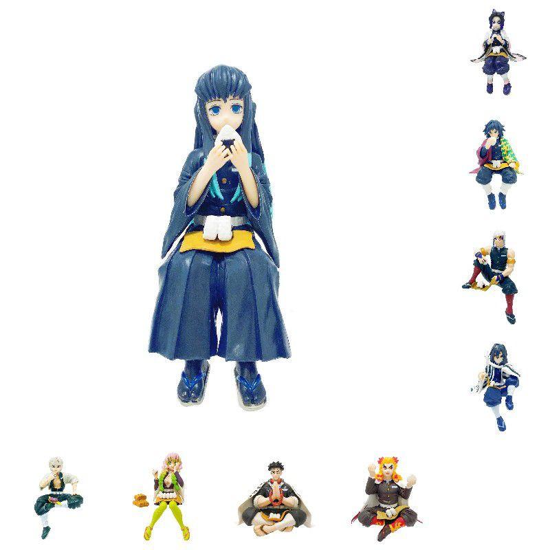 Adorable Anime Demon Slayer Peripherals Hand-made Sitting Figure Model For Children