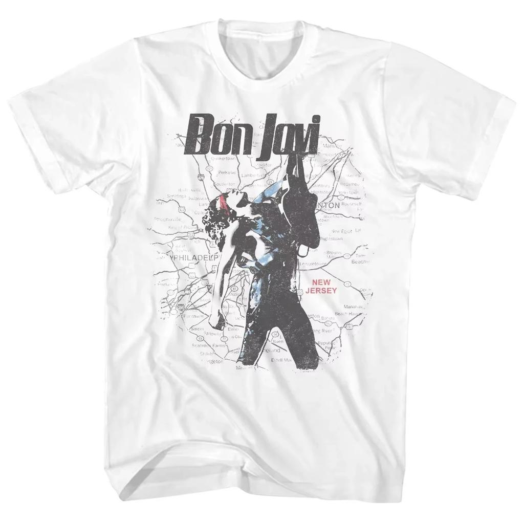 Bon Jovi Classic Band Photo Vintage T-Shirt | Rock Music Streetwear Tee