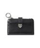 Covernat Woman Clover Heart Top Zipper Wallet Black