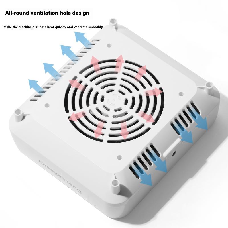 36000 ot/min Super sání Sběrač prachu na nehty Výkonný odsavač prachu na nehty Nehtové umění Manikúra Ventilátor Vysavač a filtr