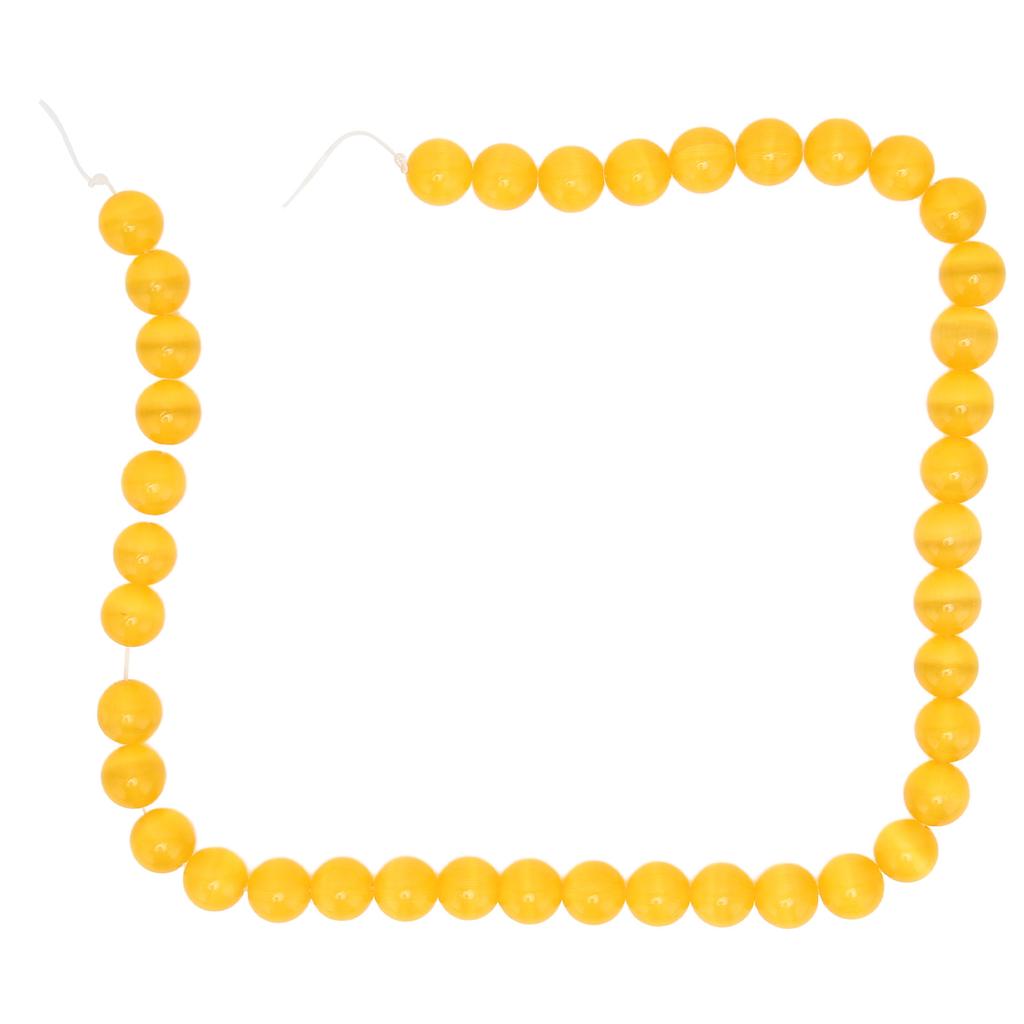 10mm Jewelry DIY Stone Bead Delicate Necklace Bracelet Handicraft Making Beads for Jewelry StoreOrange