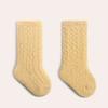 New Autumn Baby Socks Kids Girls Fleece Padded In Tube Socks Toddler Solid Color Thicken Winter Floor Socks