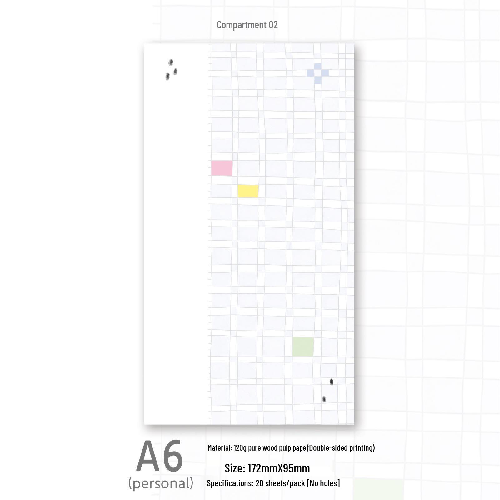 AGUGU Wishing Star A6 Salt Style Tearable Sticky Notes for Journaling and Collage