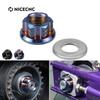 NICECNC For Surron Light Bee X S L1E Motocross M12X1.25mm Primary Belt Pulley Nut Rear Axle Nut Screw For Segway X160 X260
