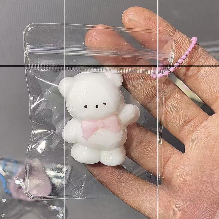 Pulcino Rimbalzante Giocattolo da Spremere Xiaohongshu - Migliore Amico Ciondolo Gaa Rimbalzo Lento Regalo