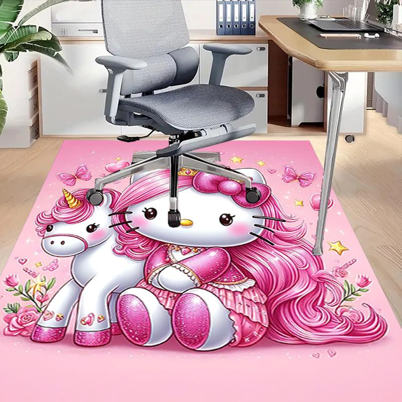 1pc Hello Kitty unicorn Carpet Office Rug Outdoor Mat Home Decor Area Carpet Festival Gift