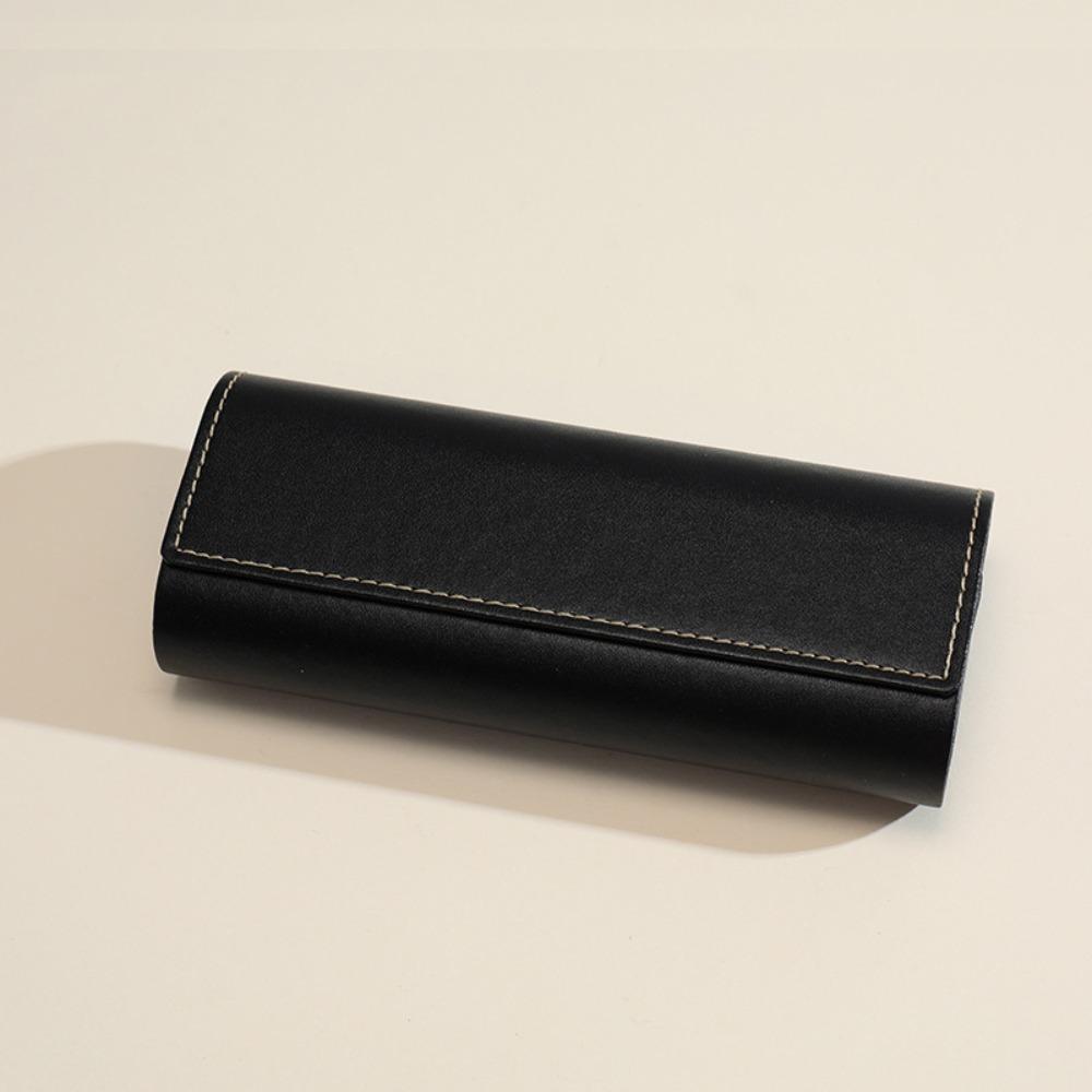 Skórzany Pu Etui na Okulary Duża Pojemność Pudełko do Przechowywania Okularów Prosta Torba na Okulary Uczniowie